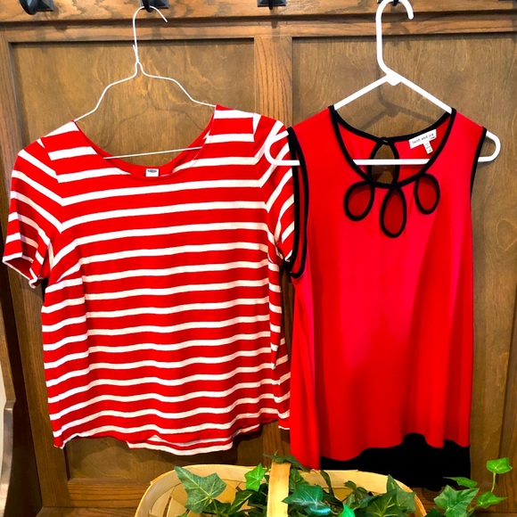 2 Red shirts are better than 1! This lots for you! - Picture 1 of 7
